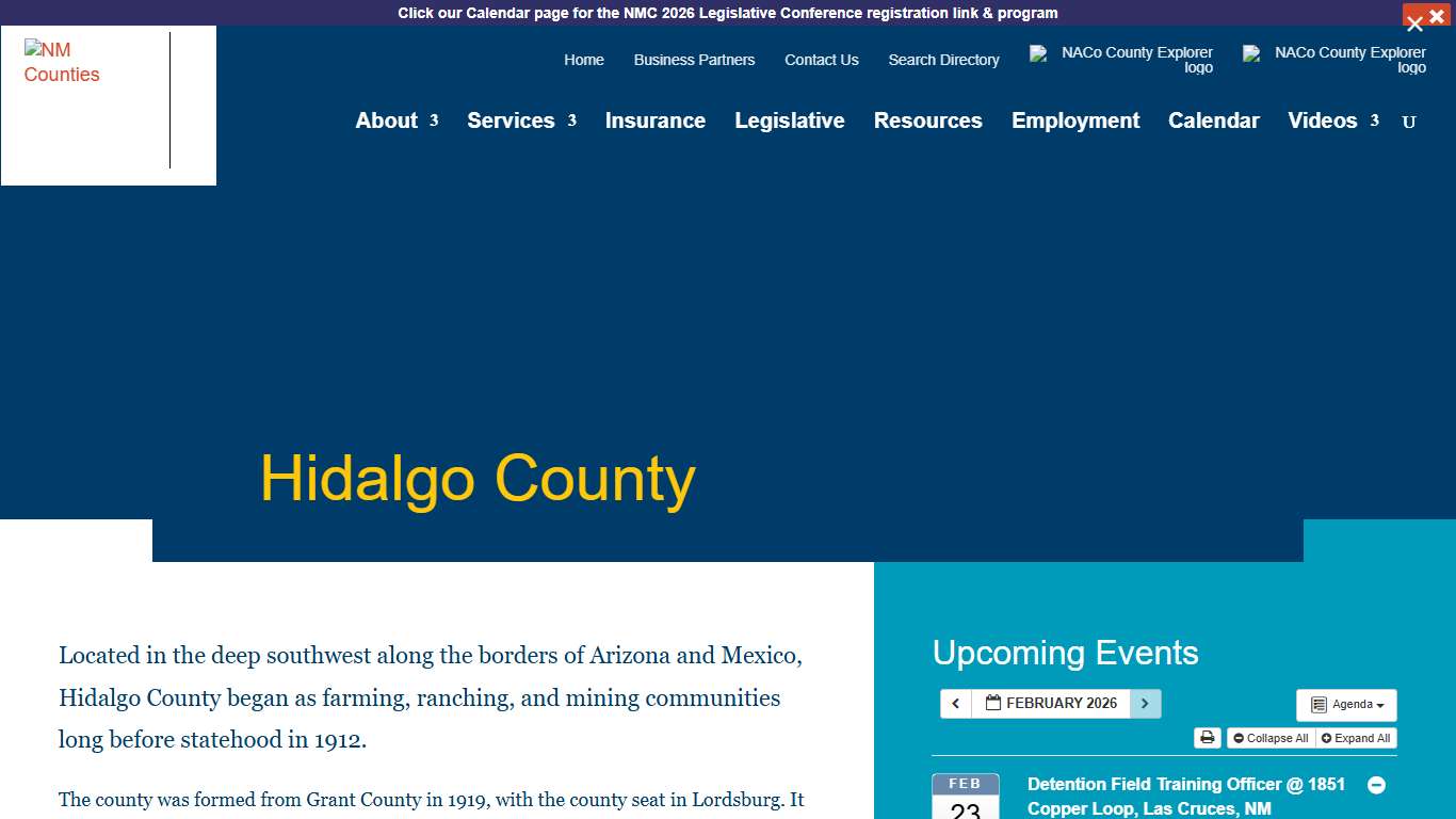 Hidalgo County | NM Counties